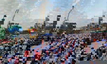 Đại lý cung cấp nước cho công ty, cá nhân tổ chức sự kiện tại khu vực Công viên Bờ sông Sài Gòn (Thủ Thiêm)