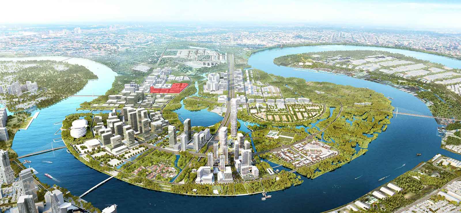 Đại lý giao nước đến Thủ Thiêm Lakeview – Nguyễn Cơ Thạch, Khu đô thị Thủ Thiêm