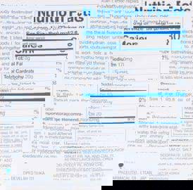 Thông tin dinh dưỡng của Pocari Sweat