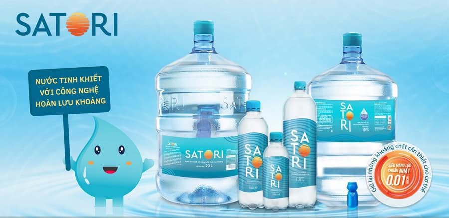 Nước hoàn lưu khoáng satori, giao nước satori tận nhà Nước hoàn lưu khoáng satori, giao nước satori tận nhà