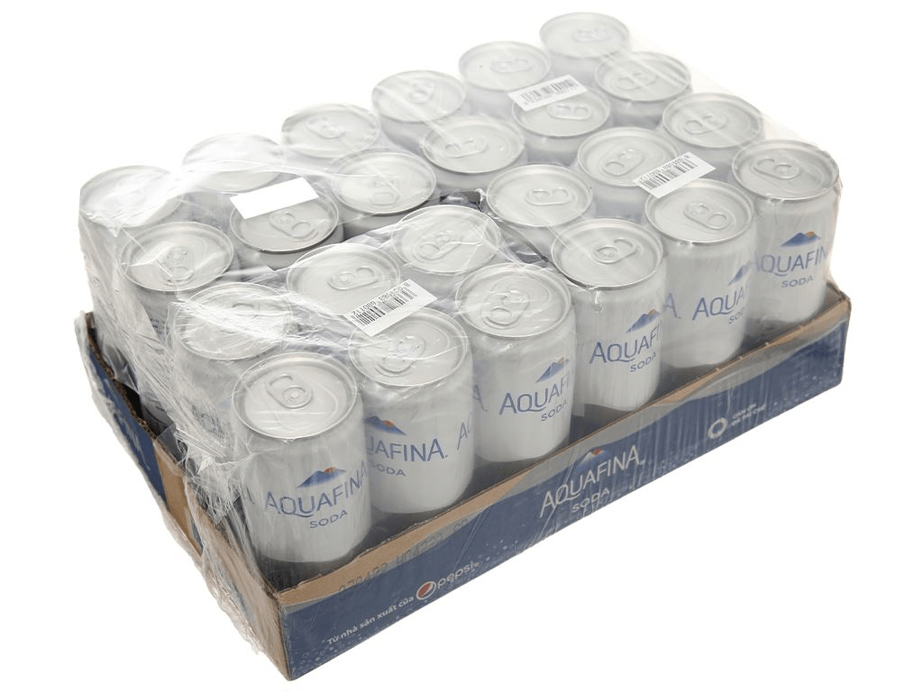 Nước Aquafina Soda 320ml - thùng 24 lon