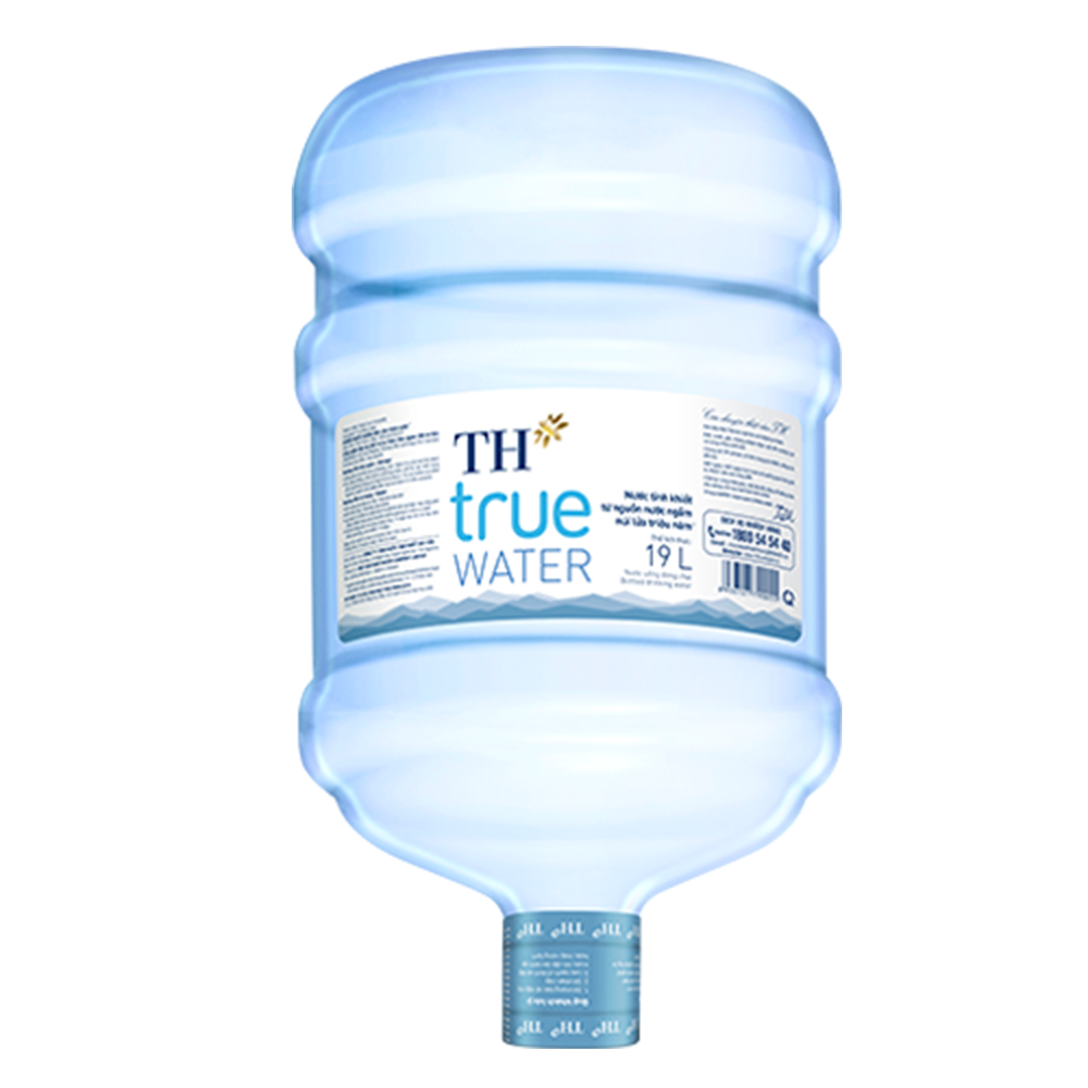 Nước tinh khiết TH true Water 19 Lít bình úp