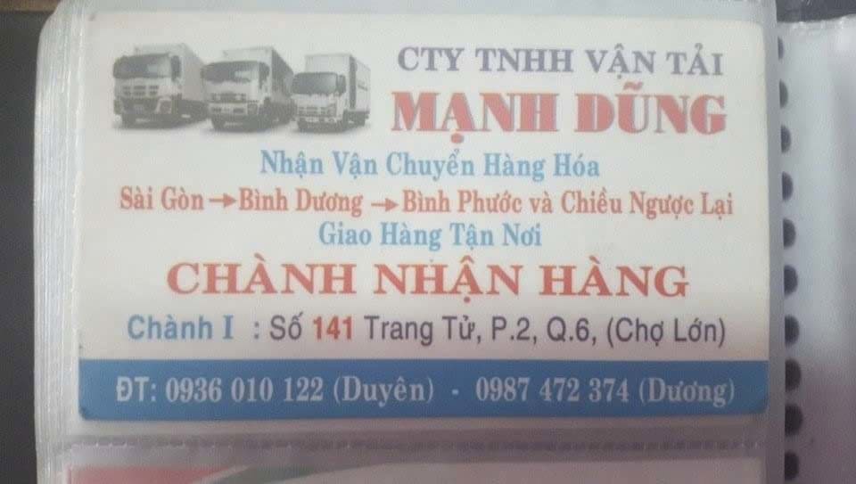 Giới Thiệu Dịch Vụ Vận Tải Mạnh Dũng - Đối Tác Đáng Tin Cậy Của Bạn Giới Thiệu Dịch Vụ Vận Tải Mạnh Dũng - Đối Tác Đáng Tin Cậy Của Bạn
