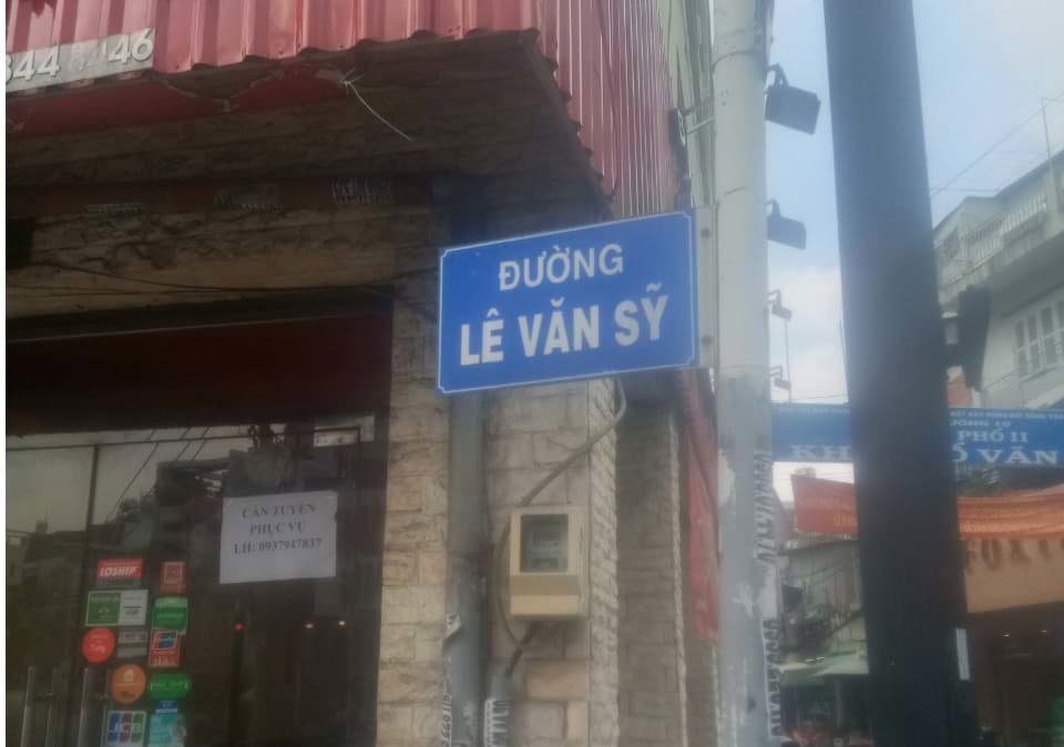 Giới thiệu lịch sử về tên đường Lê Văn Sỹ Giới thiệu lịch sử về tên đường Lê Văn Sỹ
