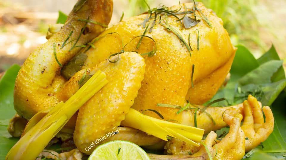 Hướng dẫn làm món Gà hấp lá chanh Hướng dẫn làm món Gà hấp lá chanh