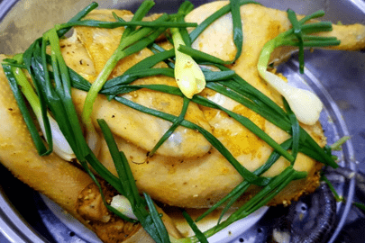 Hướng dẫn làm món Gà hấp hành gừng