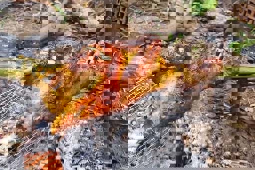 Hướng dẫn làm món Gà nướng than hoa Hướng dẫn làm món Gà nướng than hoa