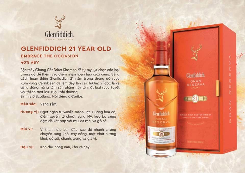 Glenfiddich 21 Year Old – Món quà sinh nhật ý nghĩa cho người bạn thân Glenfiddich 21 Year Old – Món quà sinh nhật ý nghĩa cho người bạn thân