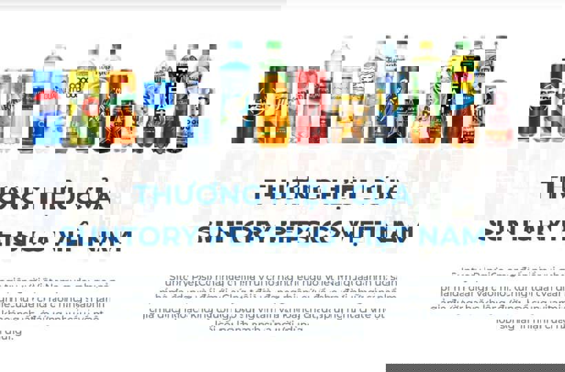 Tổng hợp cho các sản phẩm của Pepsi có bán trên thị trường Việt Nam