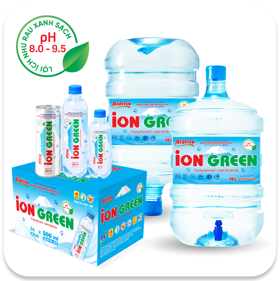 Nước kiềm ion green