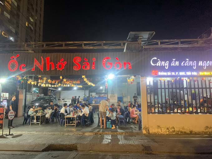 Quán Ốc Nhớ Sài Gòn - số 2 đường 20, Hiệp Bình Chánh Quán Ốc Nhớ Sài Gòn - số 2 đường 20, Hiệp Bình Chánh