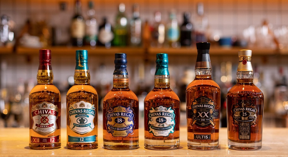 Tổng hợp các dòng sản phẩm nhà Chivas Regal