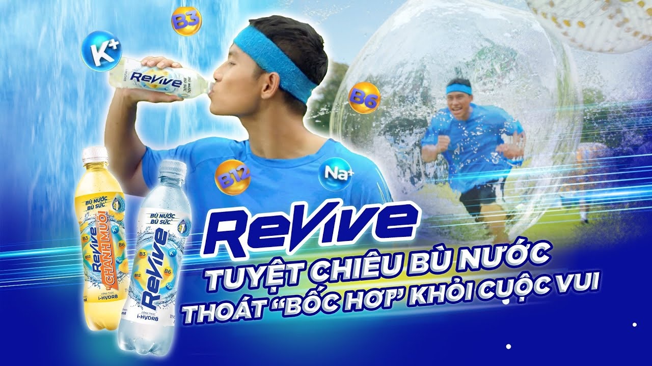 Nước Revive bù khoáng 500ml là sản phẩm nổi bật trong danh mục đồ uống của công ty Suntory PepsiCo Việt Nam, 