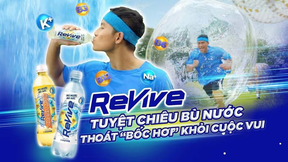 Nước Revive bù khoáng 500ml là sản phẩm nổi bật trong danh mục đồ uống của công ty Suntory PepsiCo Việt Nam, Nước Revive bù khoáng 500ml là sản phẩm nổi bật trong danh mục đồ uống của công ty Suntory PepsiCo Việt Nam,