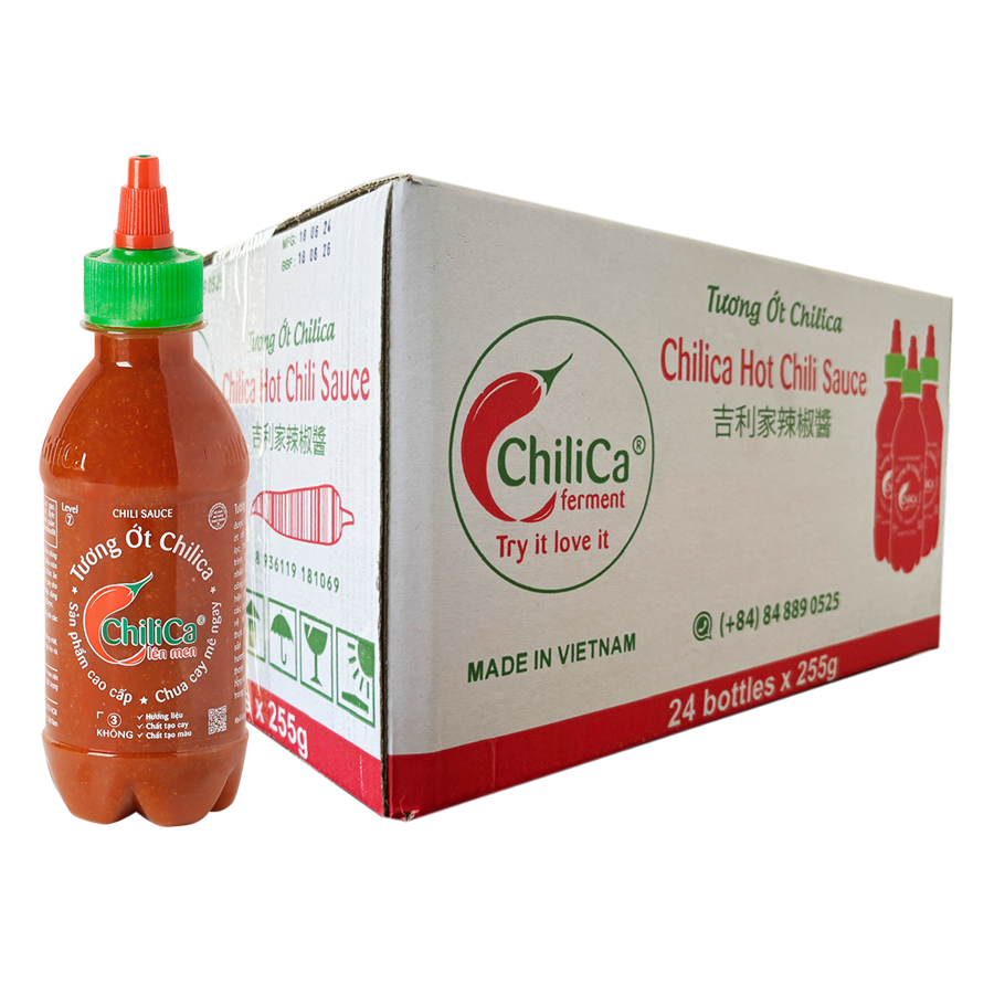 Hình của Ớt Bằm Lên Men Chilica 212g - thùng 12 chai