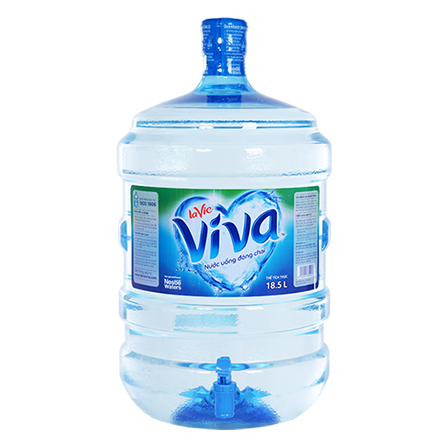 Nước tinh khiết LaVie ViVa 18.5 Lít bình vòi