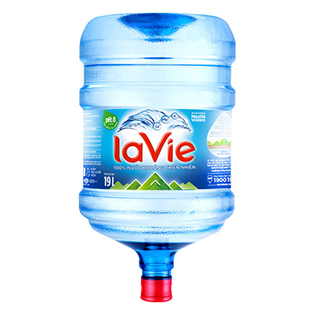 Nước khoáng lavie 19l bình úp