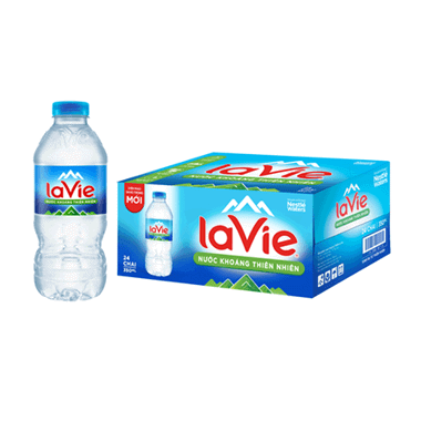 Nước khoáng LaVie 350ml vị nguyên bản Nước khoáng LaVie 350ml vị nguyên bản