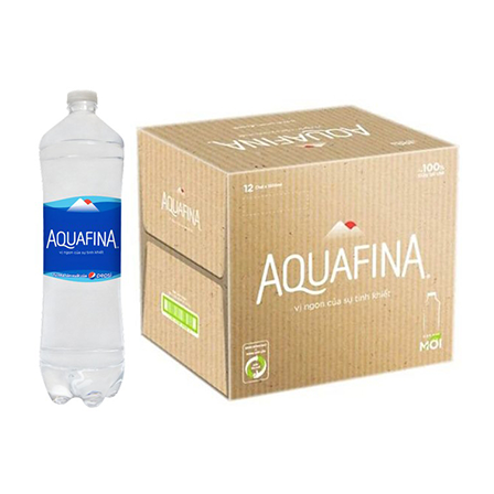 Nước tinh khiết Aquafina 1.5l thùng 12 chai