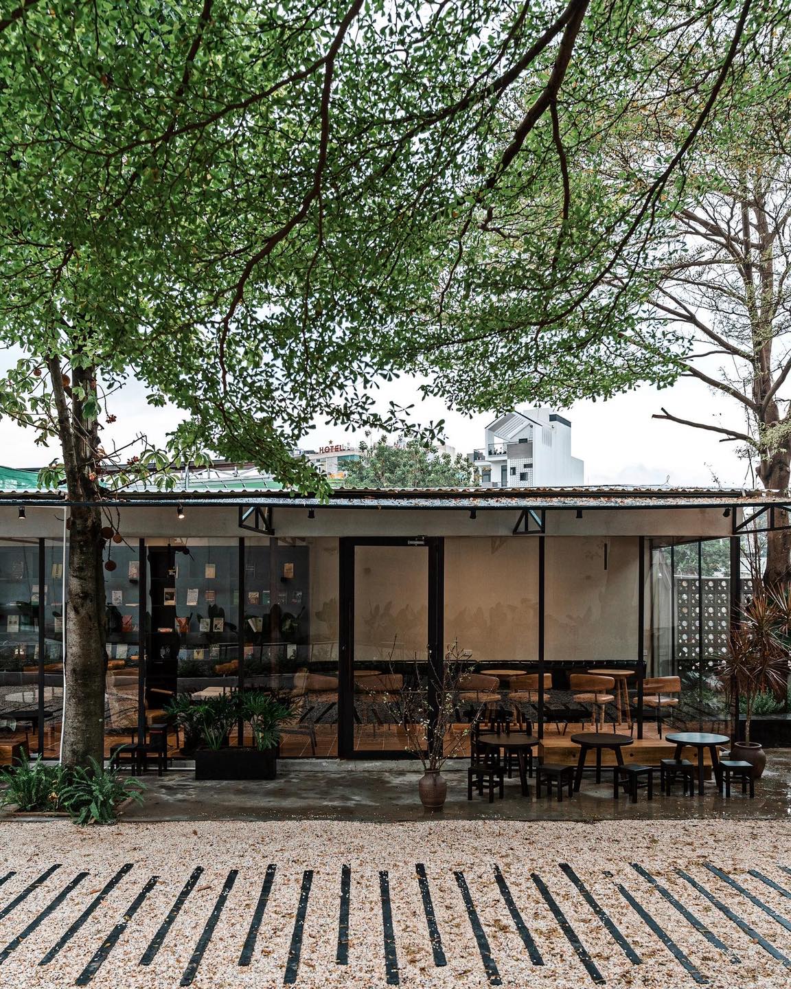 ollin cafe không gian check in
