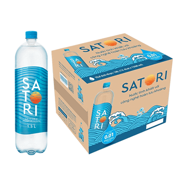 Nước hoàn lưu khoáng Satori 1.5 lít Nước hoàn lưu khoáng Satori 1.5 lít