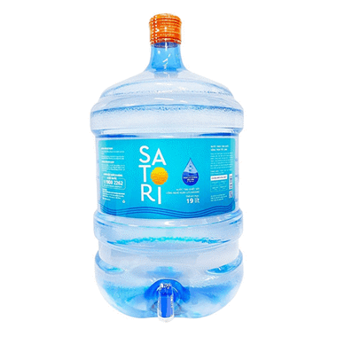 Nước hoàn lưu khoáng Satori 19L bình vòi Nước hoàn lưu khoáng Satori 19L bình vòi