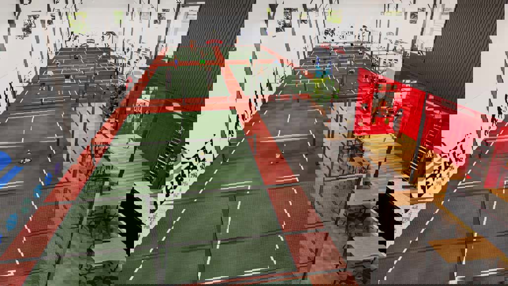 Sân thể thao pickleball chuột lang nước